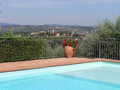 Traditional Umbria stone house on hilltop position with great views of the valley below