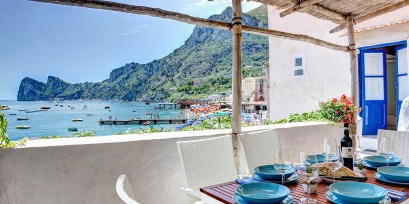 Marina del Cantone al Mare | Unique Apartment On The Sea Front To Rent In Sorrento, Italy 2022/2023