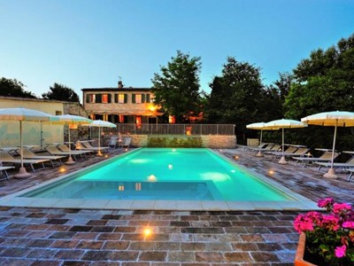 Large villa in Le March with pool