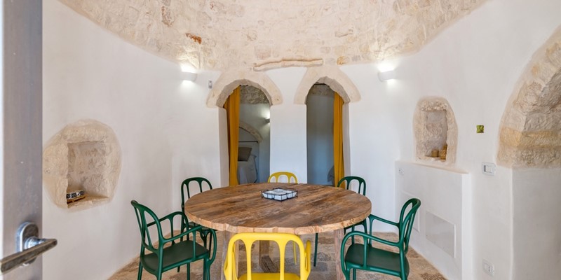 Trulli with private pool for 8 people in the countryside around Monopoli
