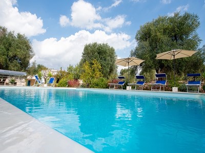 Trulli for 8 people with private pool near Ceglie Messapica