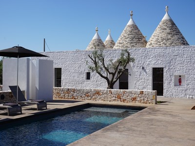 Trullo with private pool for 7 people in the Valle d'Itria