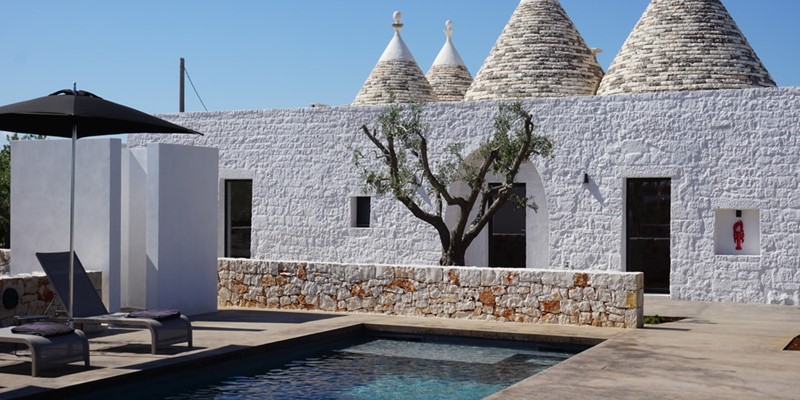 Trullo with private pool for 7 people in the Valle d'Itria