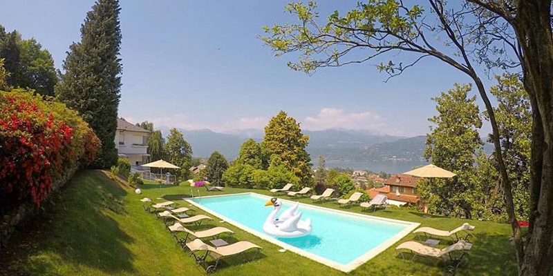Beautiful Lake Maggiore villa with private heated swimming pool near Baveno