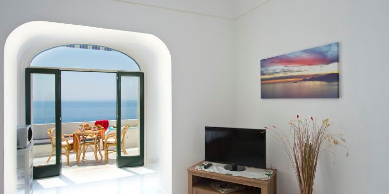 1 bedroomed apartment in Praiano for 2 people with panoramic sea views