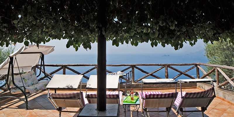 Romantic Sea View Apartment For 2 To Rent On Amalfi Coast, Italy