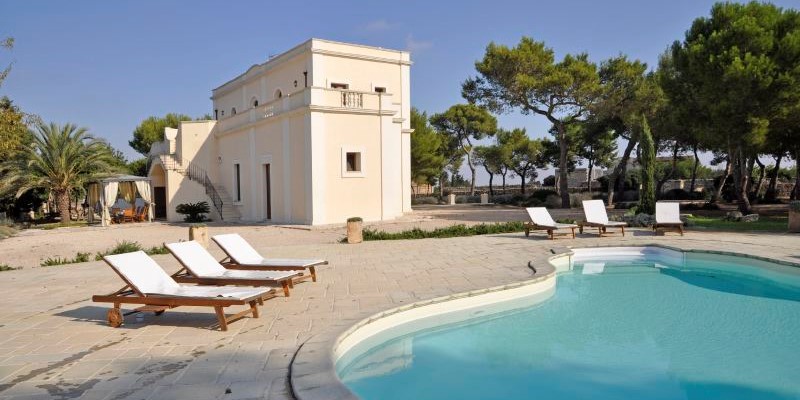 5 bedroomed villa with private pool on the Salento coast in Puglia