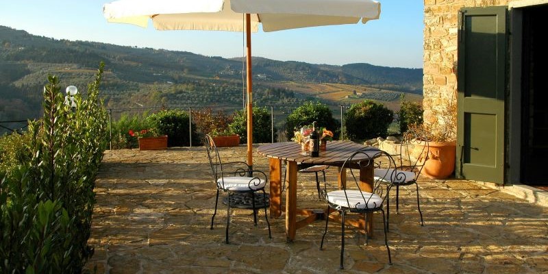 2 bedroomed villa in the Chianti region with swimming pool