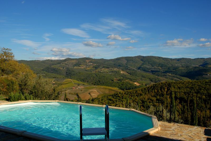 2 bedroomed villa in the Chianti region with swimming pool