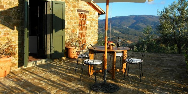 2 bedroomed villa in the Chianti region with swimming pool