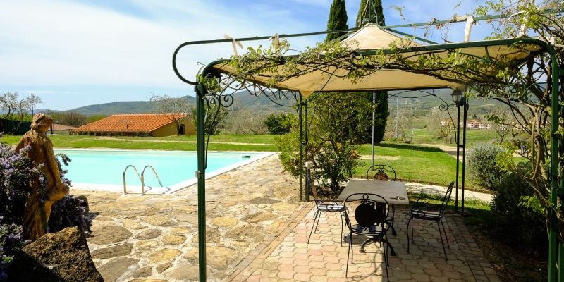 Traditional 8 bedroomed villa in Tuscany with private pool, jacuzzi & sauna