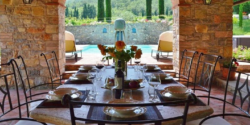 Classic villa in Tuscany Chianti region with private pool, jacuzzi & sauna