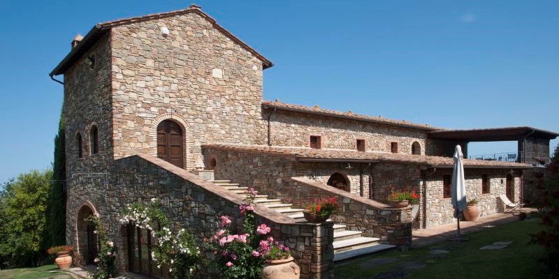 Tuscan villa near the Grosseto Mareema made up of 5 apartments
