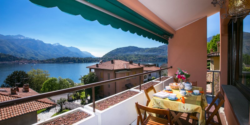3 bedroom apartment for 7 people with views of Lake Como