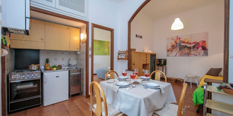 1 bedroomed apartment for 4 people in Alassio
