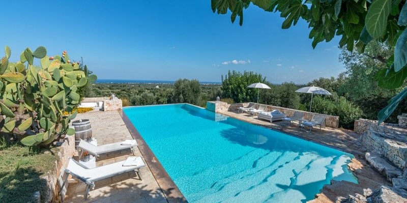 Luxury Trulli with private pool suitable for groups of families and friends