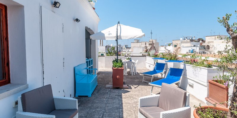 Luxury 3 bedroomed penthouse apartment in Monopoli old town