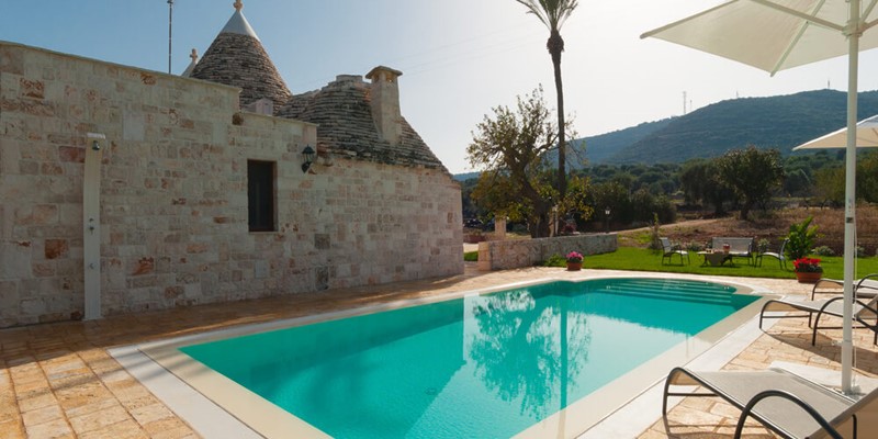 Trulli near Capitolo in Puglia with private pool
