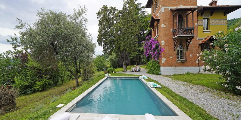 Villa with private pool in Lake Garda within walking distance of a beach swimming pool 1