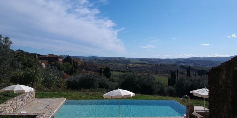 Low priced apartment for 6 people with swimming pool in the Chianti region of Tuscany New Pool 2