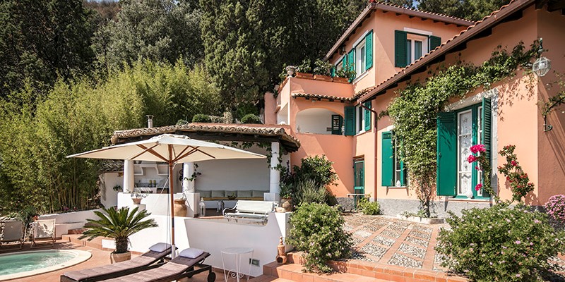 Wonderful sea front villa in Taormina - terrace