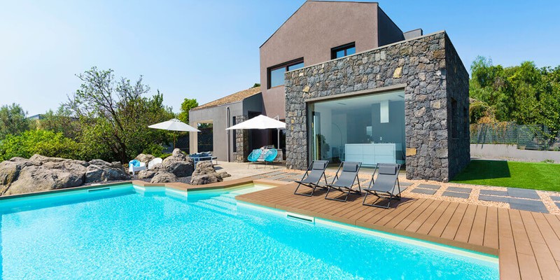 Exclusive villa for 8 people with private swimming pool near Aci Trezza & Aci Castello