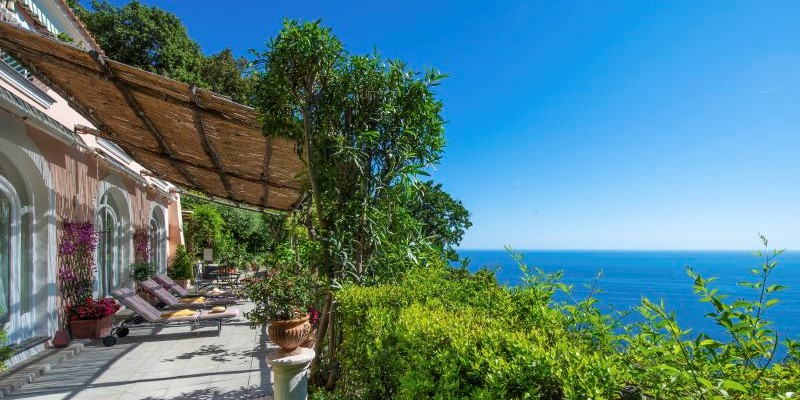 Stunning Villa With Sea Views To Rent Near Positano, Amalfi Coast
