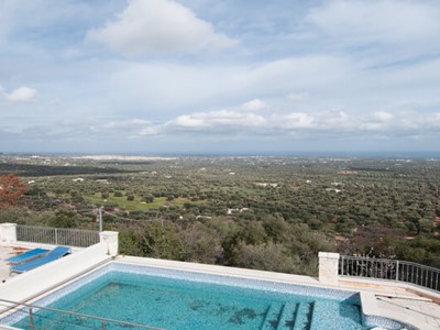 Trulli in Puglia with private pool and sea view