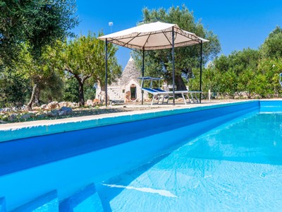 Charming authentic & peaceful countryside Trullo with shared pool located in the surroundings of Castellana Grotte