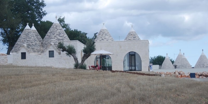 Modern alluring Trulli with private pool located in the d'Itria valley countryside of Martina Franca and Ostuni