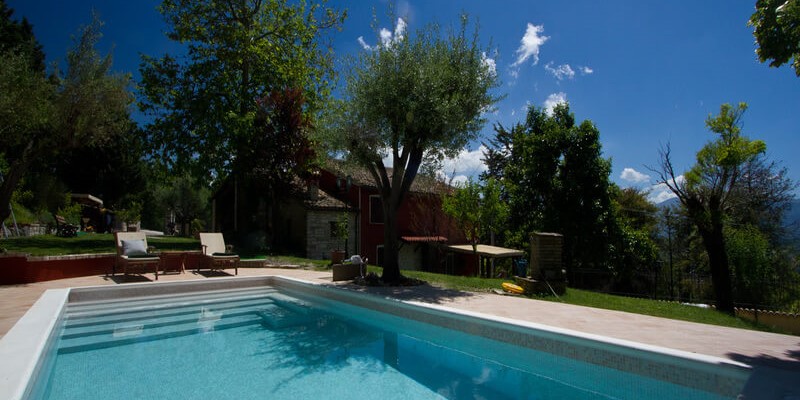 Villa with 2 apartments near Acqualagna in Le Marche with private pool in Le Marche