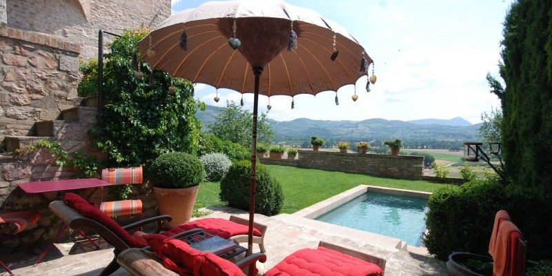 Beautiful villa near the village of Spello not far from Assisi in Umbria