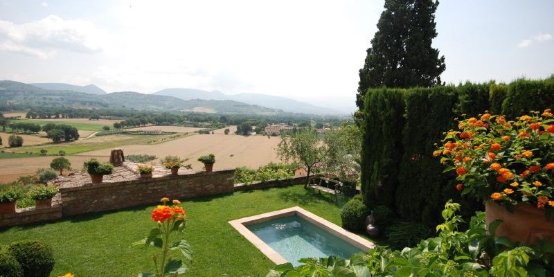 Beautiful villa near the village of Spello not far from Assisi in Umbria